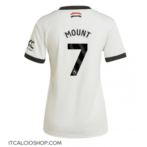 Manchester United Mason Mount #7 Terza Maglia Femmina 2024-25 Manica Corta